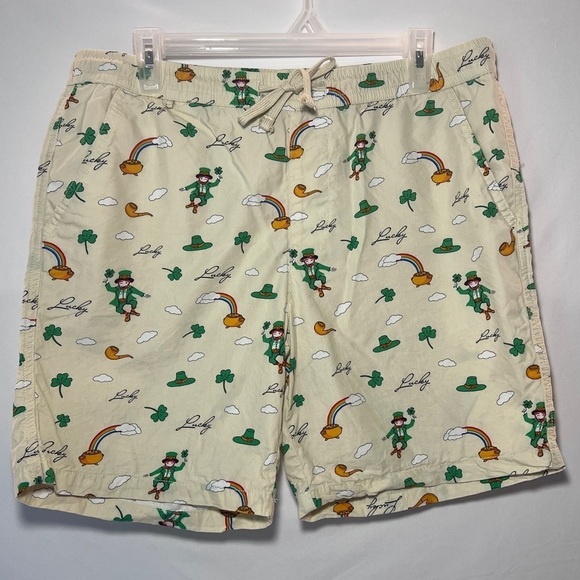 Denim & Flower Other - Denim & Flower “Lucky” ☘️🌈 Shorts Size 35